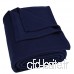 BETZ Lot de 2 couvertures Polaires XXL qualité 200g/m² 220 x 240 cm Color Bleu foncé - B06X9P4R9W